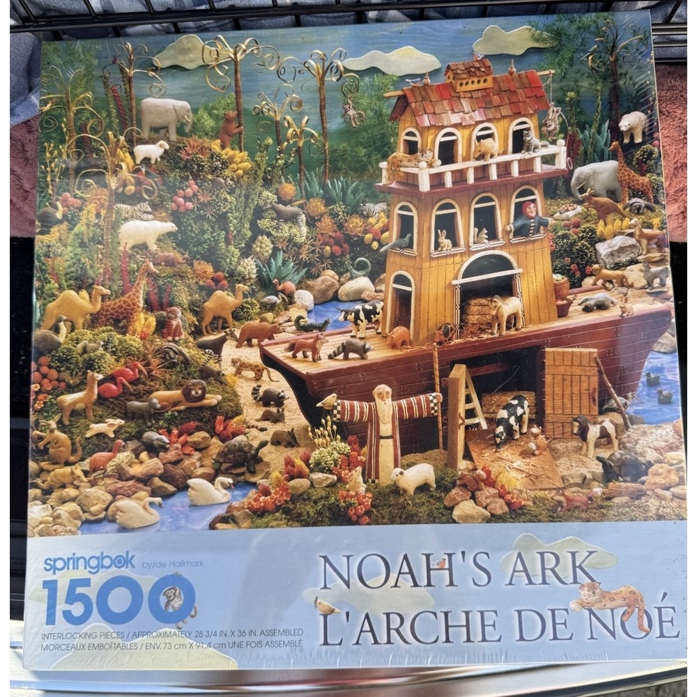 Noah's Ark - Hallmark - Springbok Jigsaw Puzzle 1500 Pieces NEW SEALED FREE SHIP